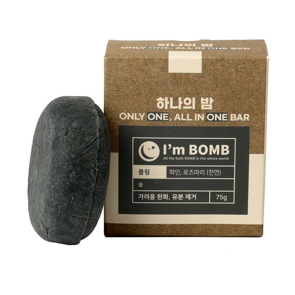 Jabón Sólido Todo En Uno Pine Rosemary 75g Im Bomb