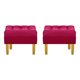 thumbnail image 1 of Set Pouf Wood 1c Felpa 01 Burdeo, 1 of 5