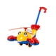 thumbnail image 2 of Carro de juguete de avión de dibujos animados, carrito de bebé, langosta con varilla desmontable, juguete de equilibrio, juguete de empuje manual para , amarillo, 2 of 5