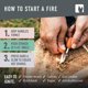 thumbnail image 4 of Kit de inicio de Fire Light my Fire Fire Steel Scout 3000 Strikes, 4 of 9