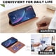 thumbnail image 3 of Funda Cartera con Bloqueo RFID para Samsung Galaxy A26 5G con Ranuras y Soporte Marrón, 3 of 5