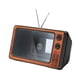thumbnail image 3 of Amplificador De TV De 11" De Diseño Retro, Regalo Para Papá, Miniamplificador Para Juegos, Cualquier Teléfono Inteligente, Madera Roja, 3 of 5