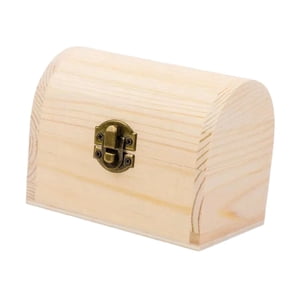 Bothyi - Caja De Madera Sin Terminar, Joyero Sencillo Para Fiesta De Cumpleaños, Joyería, Decoración Del Hogar, Estilo B