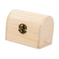 Bothyi - Caja De Madera Sin Terminar, Joyero Sencillo Para Fiesta De Cumpleaños, Joyería, Decoración Del Hogar, Estilo B