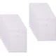 thumbnail image 1 of Sobres de polietileno transparente tamaño carta A4 con cierre de cordón, carpeta de apertura superior, paquete de 20, parte inferior con fuelle expandible, 1 of 7
