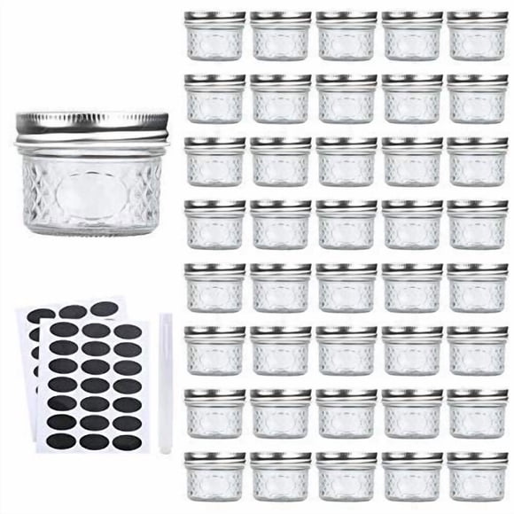 Frascos de Conserva Accguan Mini Mason 120 ml 40 unidades con tapas