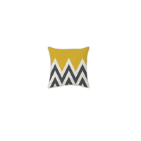 Genérico - Pack De 4 Fundas De Almohada Cojín Con Diseño 45X45 Cm Triángulo Geométrico