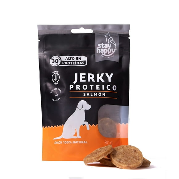 Snack Jeky Proteico Sabor Salmón, 80 g