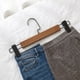 thumbnail image 4 of REGALWOVEN 2 Piezas Perchas para Pantalones, Perchas que Ahorran Espacio con Clips, Organizador de Armario para Jeans Negro A 2, 4 of 5