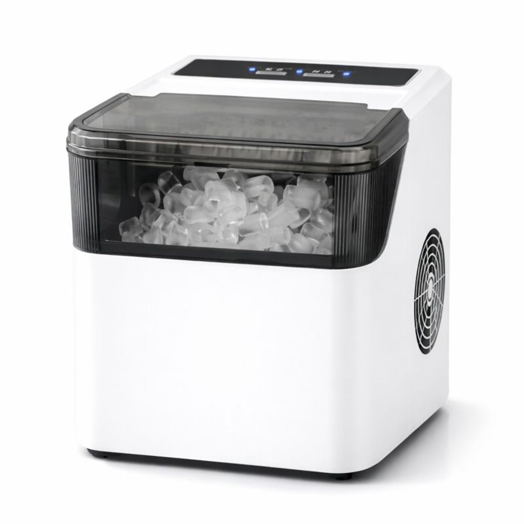 Movi - Máquina Portátil Para Hacer Hielo 2 Tamaños De Cubo (9 Cubos De Hielo Cada 8 Minutos)