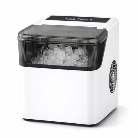 Movi - Máquina Portátil Para Hacer Hielo 2 Tamaños De Cubo (9 Cubos De Hielo Cada 8 Minutos)