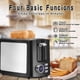 thumbnail image 5 of Temporizador digital LCD de cuenta regresiva Toaster Hommater de 2 rebanadas con ranura ancha, 5 of 7