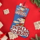 thumbnail image 4 of El Show de Dudley Do-Right Tema: Calcetines de Navidad, fino lino blanco para colgar en escaleras y chimenea, decoración navideña para el hogar, regalo de Navidad. 45cm × 32cm, 4 of 5