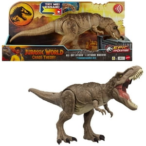 Figura De Acción Toy Mattel Jurassic World T. Rex Attack