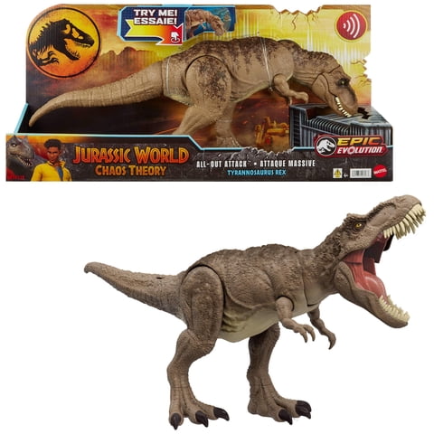 Figura De Acción Toy Mattel Jurassic World T. Rex Attack