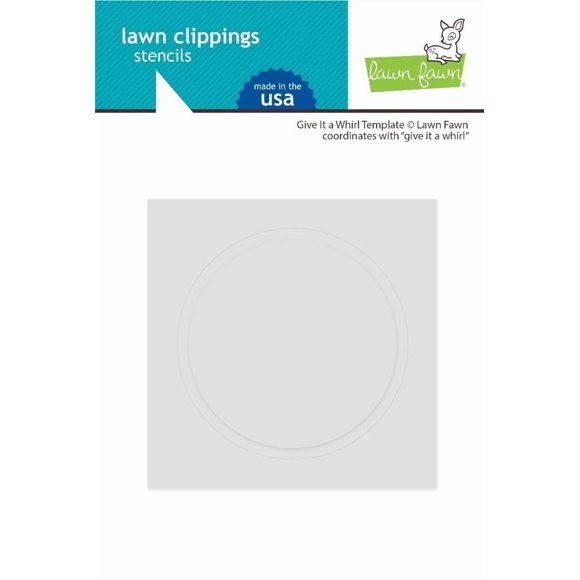 Plantilla de estarcido Lawn Fawn LF3368 “Give It A Whirl”