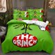 thumbnail image 1 of Grin-ch 3 Pcs Comforter Set with 2 Pillowcases,Grinc-h Bedding Set Sheet Set for Kids Adults,All Season Lightweight, 1 of 5