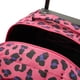 thumbnail image 5 of Mochila rodante Rockland Magenta Leopard de 17 pulgadas con ruedas, 5 of 6