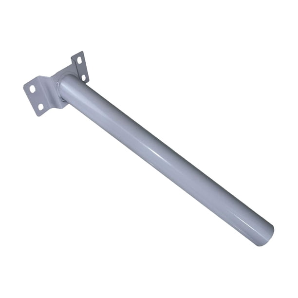 Soporte de montaje para iluminación solar, brazo de montaje de extensión, soporte para luminaria, poste, montaje para poste de luz, farola de granero, árbol Blanco