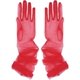 thumbnail image 1 of suxuMhao Guantes Elegantes Transparentes, 3 Pares Talla Única para la Mayoría de Adultos, Guantes Rojos de Fiesta Extra Largos 27.5IN Guantes de Malla Transparente Guantes de Ópera Guantes de Boda, 1 of 2