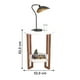 thumbnail image 3 of Mesa Lateral Auxiliar Felini Metal Blanca, 3 of 3