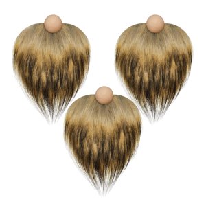 Bothyi - 3X Barbas De Gnomo Bolas De Madera Adorno De Nariz De Madera Decoración De Navidad Estilo C
