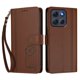 thumbnail image 3 of Funda Cartera Trébol para Motorola Moto G86 con Ranuras Tarjetas y Carga Inalámbrica Marrón, 3 of 6