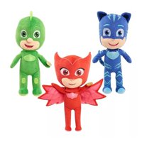 Total Click - Pack 2 Peluches Catboy Y Amaya 20Cm Heroes En Pijama