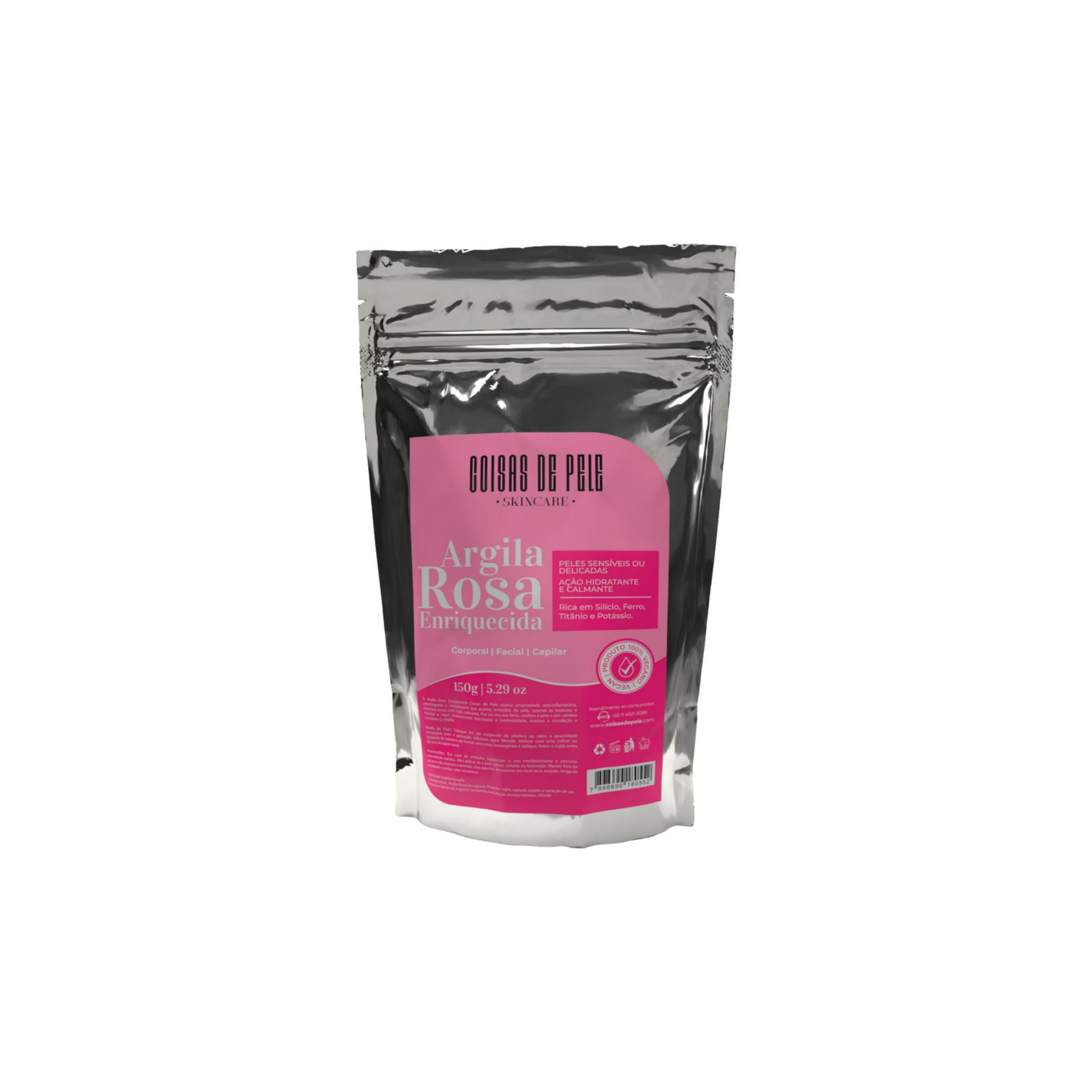 Coisas De Pele - Máscara Arcilla Rosa 150 Gr