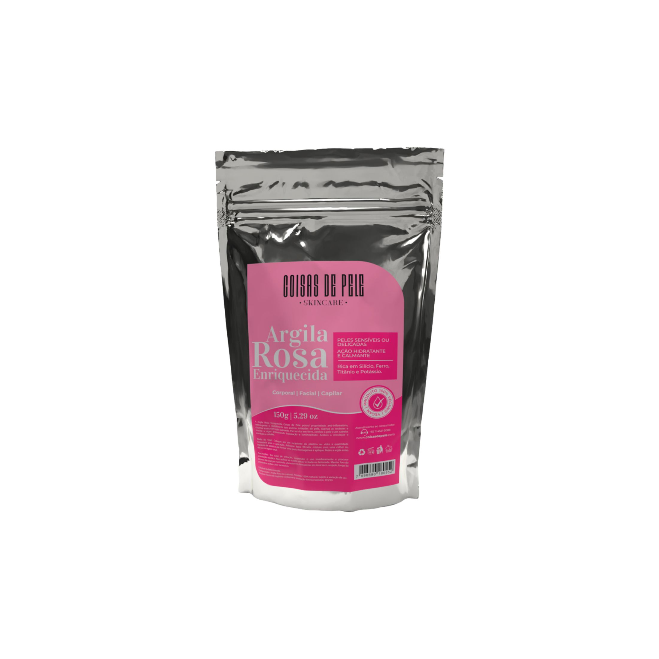 Coisas De Pele - Máscara Arcilla Rosa 150 Gr