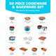 thumbnail image 2 of Juego de utensilios de cocina Gotham Steel, 20 piezas, cobre turquesa, 2 of 5
