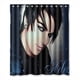 thumbnail image 1 of Cortina de ducha Adam Lambert, juego de cortinas de baño con ganchos, tamaño 60 x 72 pulgadas, 1 of 3