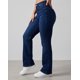 thumbnail image 3 of eans Mujer Wide Leg Azul Profundo Tiro Alto Stretch - 39008, 3 of 3