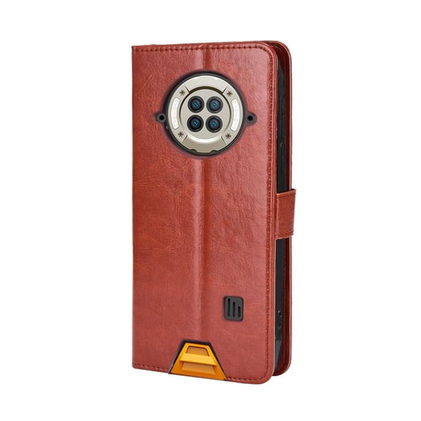 Funda tipo libro para DOOGEE S96 Pro, cartera todo‑en‑uno, funda multifuncional con tarjetero y correa de muñeca desmontable