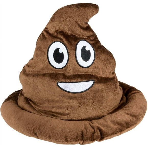 Sombrero Rhode Island Novelty Emoticon Caca Marrón