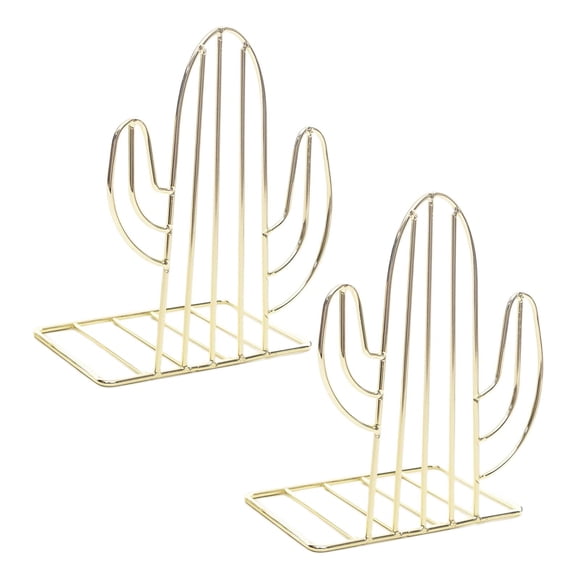 Sujetalibros De Metal, Soporte Para Libros, Soporte Para Estantería, Soporte Dorado