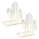thumbnail image 1 of Sujetalibros De Metal, Soporte Para Libros, Soporte Para Estantería, Soporte Dorado, 1 of 5