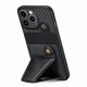 thumbnail image 4 of Funda Resistente para iPhone 14 Pro Max con Tarjetero y Soporte, Diseño Magnético Negro, 4 of 5