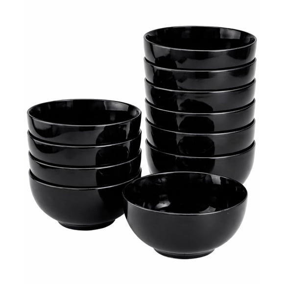 Tazones de Sopa Brew To A Tea 454 ml Pack de 12 Negro