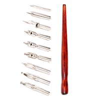 Bothyi - Cartoon Comic Dip Pen Set Caligrafía Y 9 Puntas Para Escribir Sketch Mapping