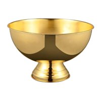 Magideal - Cubo De Hielo Para Bañera De Refrigeración, Recipiente Para Champán Ligero Multifuncional, Cubo Enfriador De Bebidas Para Cócteles, Picnics, Clubes, R Dorado