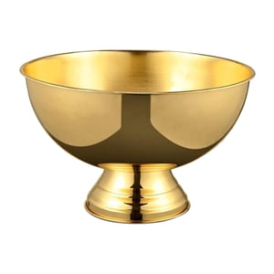 Magideal - Cubo De Hielo Para Bañera De Refrigeración, Recipiente Para Champán Ligero Multifuncional, Cubo Enfriador De Bebidas Para Cócteles, Picnics, Clubes, R Dorado