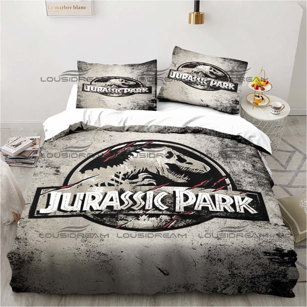 v2486 Bed Sheets Jurassic Park Bedding Dinasours Twin Bedding Set Piece Comforter Set Bed Duvet Cover Double King Cover Home Textile 3-Piece Bedding Set (1 Duvet Cover + 2 Pillow Shams) Bed Sheets ju