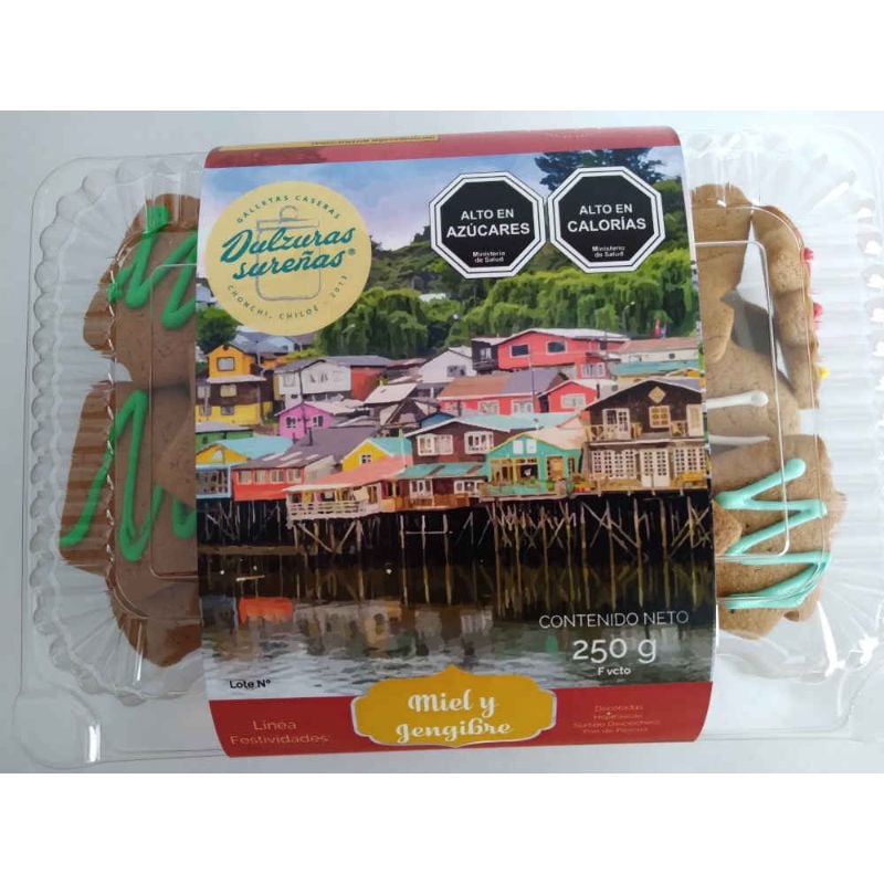 Galletas Miel Y Jengibre 250 g Dulzuras Sureñas