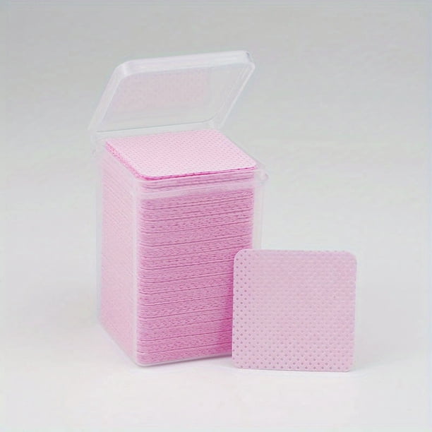 Lint Free Nail Wipes Lint Free Wipes, Glue Wipes For Eyelash Extension, Glue Cleaning Wipe Lint Free Non Lint Nail Wipes, Soft Gel Nail Polish Remover Pads Wipes For Lash Extensions, 200 Pcs
