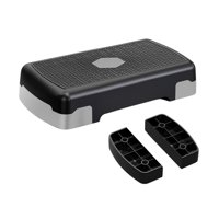 Magideal - Stepper Aeróbico Para Entrenamiento, Tabla De Equilibrio Multifuncional Antideslizante, De Ejercicio Para Gimnasio, Entrenamiento Físico En Gris Negro