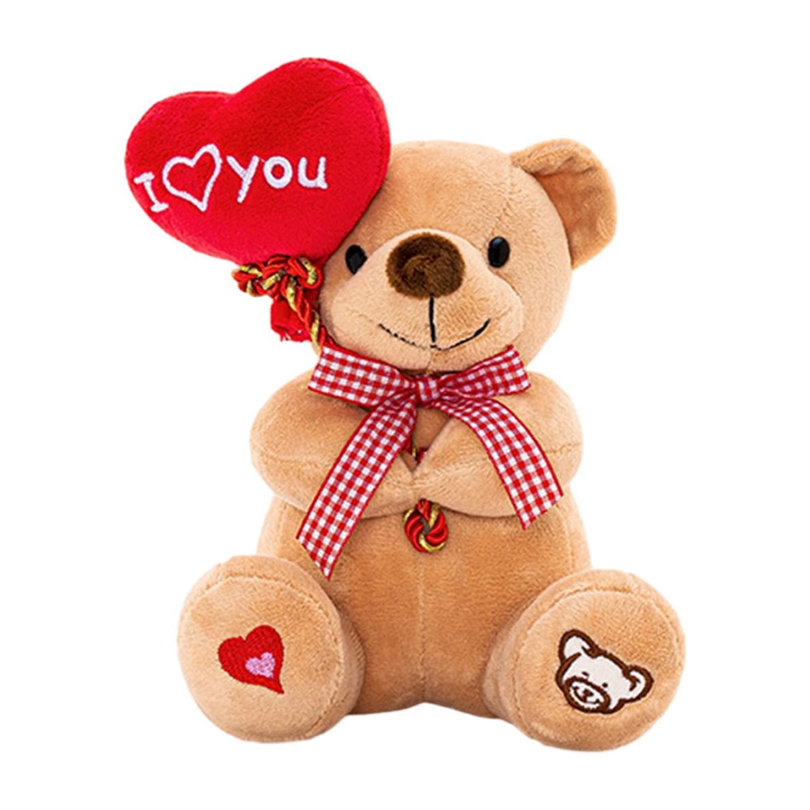 Nishiyuenyi - Precioso Oso De Peluche, Regalos Del Día De San Valentín Para Novia, Niños, Regalos Navideños, Color Beige