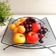 thumbnail image 2 of Frutero de Mesa Metalico Diseño Curvo Moderno Negro, 2 of 4