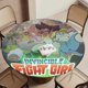 thumbnail image 5 of Invincible Fight Girl-theme Fitted Round Tablecloths Elastic Edged Table Covers Waterproof Table Cloth for Kitchen Holiday Party Tables Decor 150cm, 5 of 6