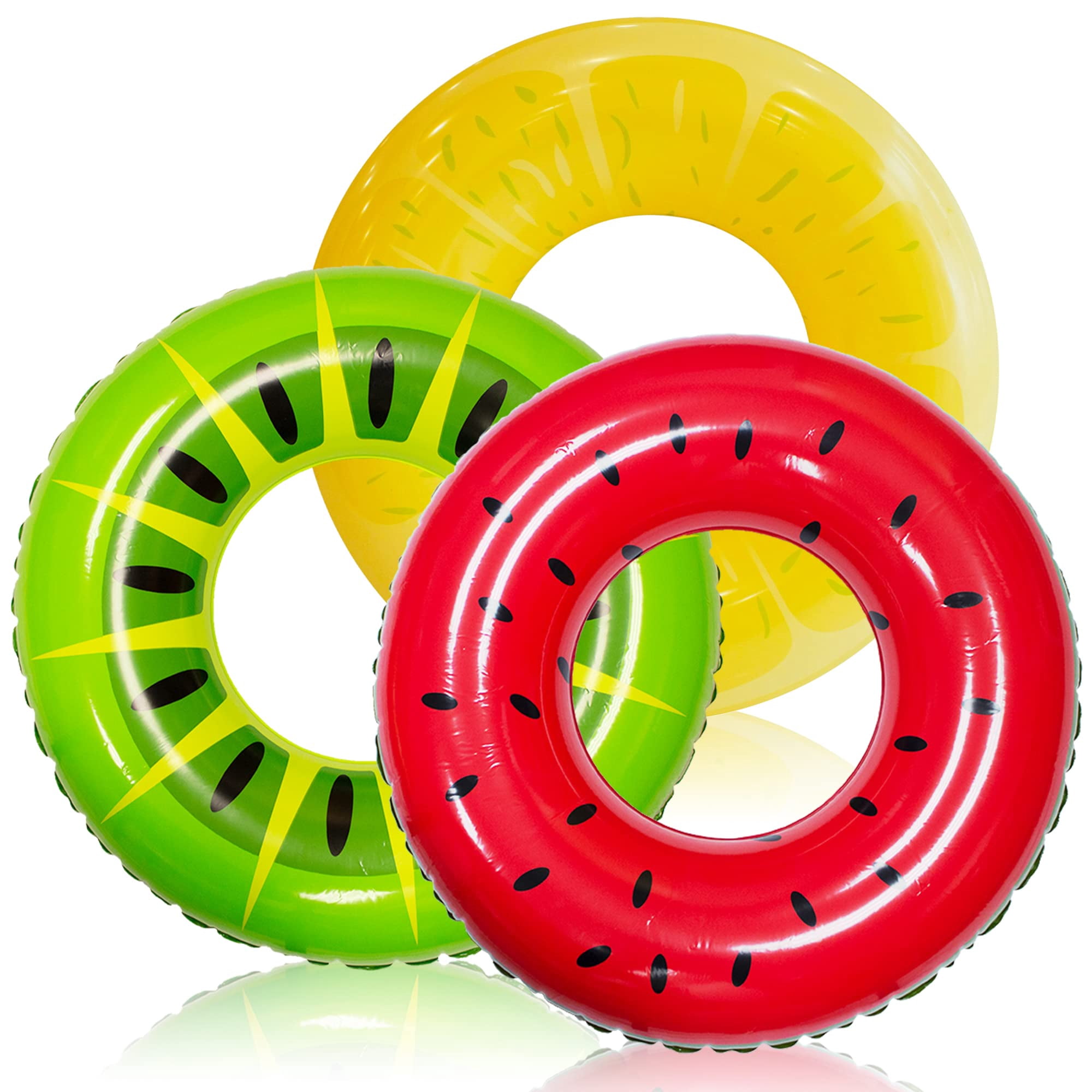 Set De Balsa Inflable En Tubo De Natación Joyin Summer Fruits (paquete De 3)
